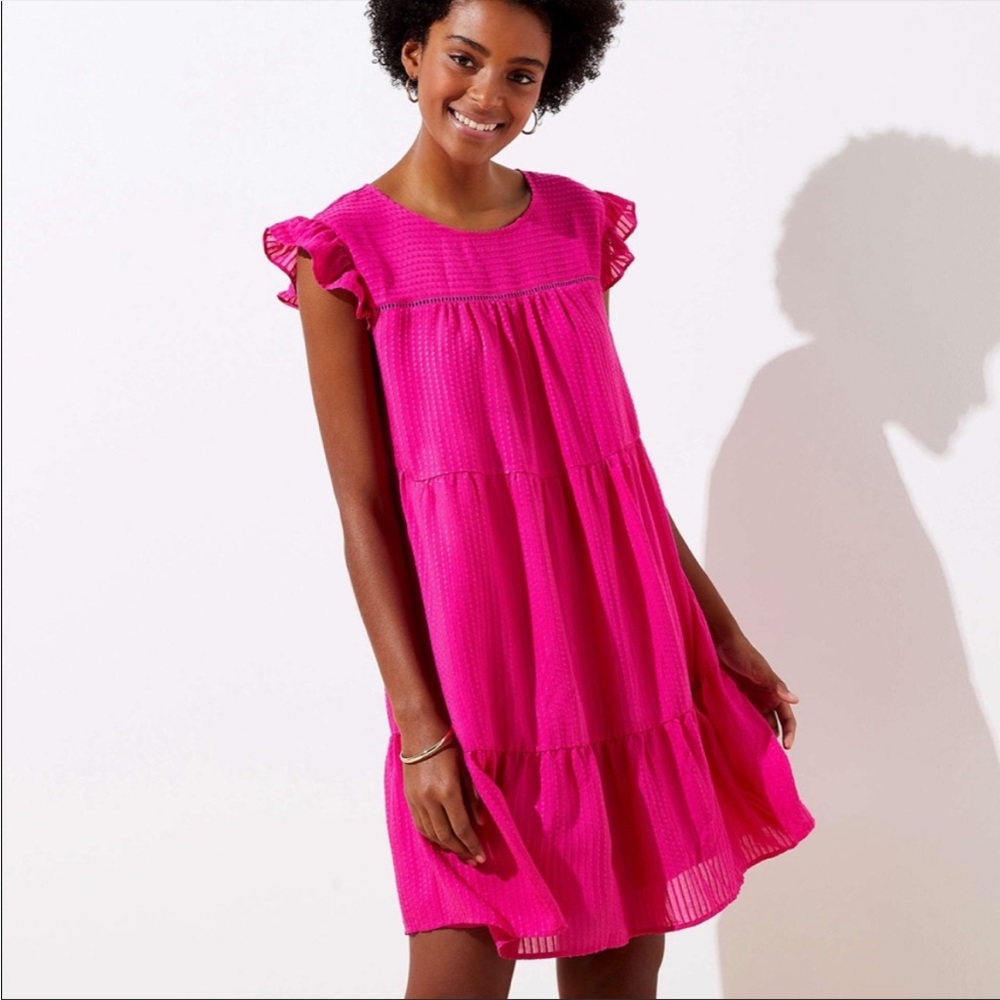 NWOT Plus Size Loft Flutter Dress | 14